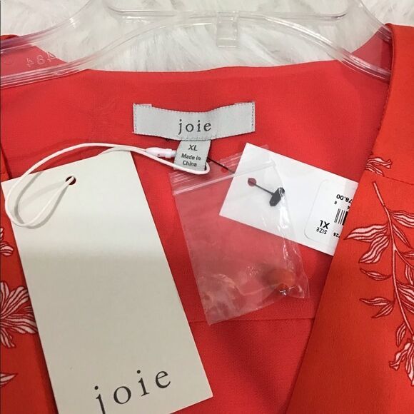 Joie Daymon B Wrap Midi Dress NWT Sz XL - Picture 8 of 9